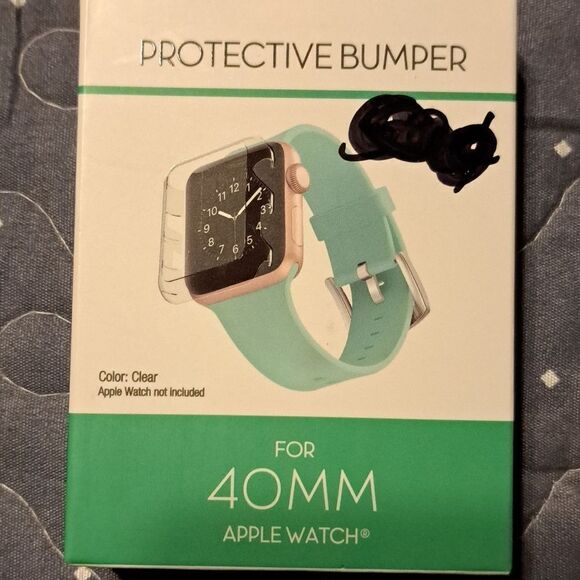 Protective Bumper clear Cover for 40 MM Apple Watch - Picture 1 of 2